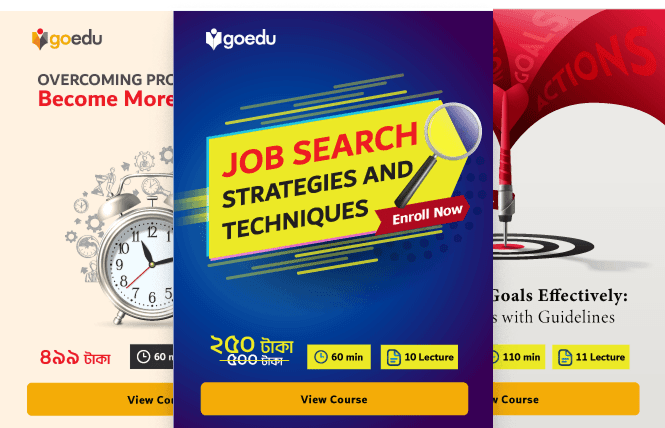 Professional courses illustration