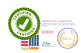 GEAC accreditation badge