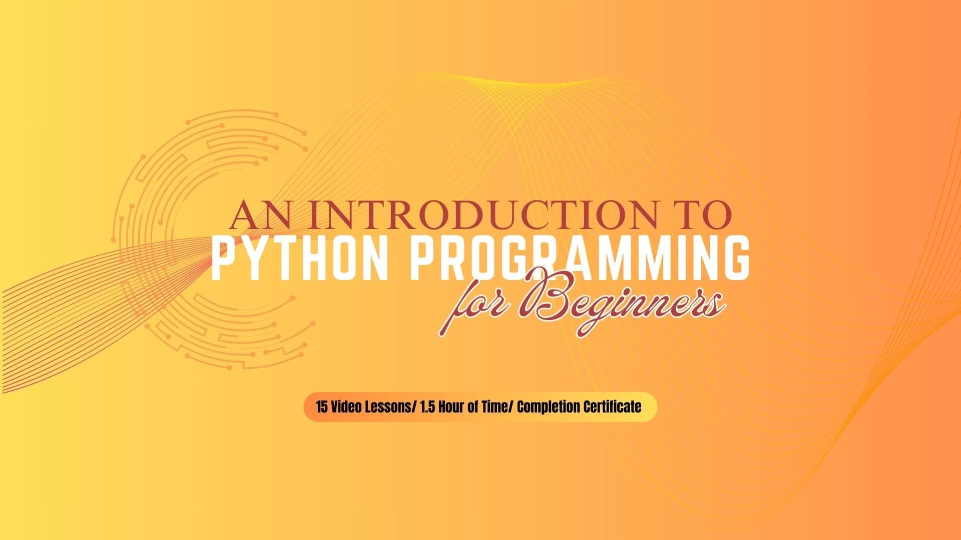 An Introduction to Python Programming for Beginners