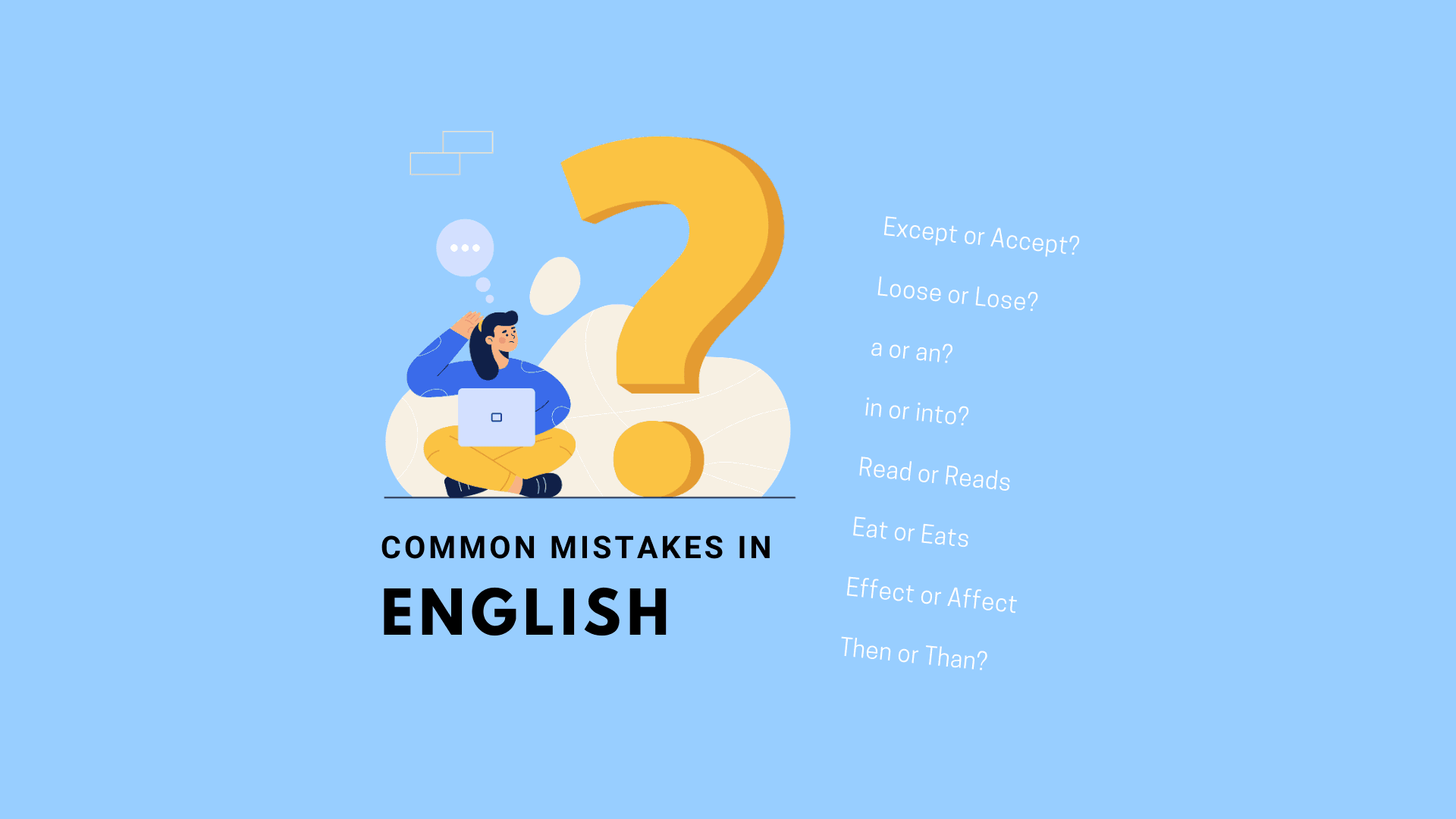 Common Mistakes in English