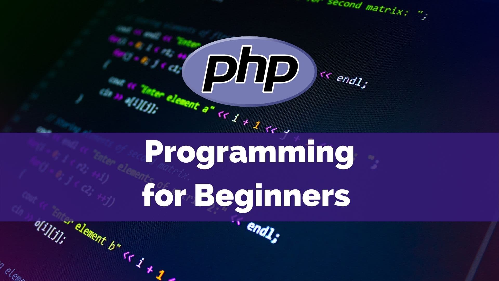 PHP Programming for Beginners