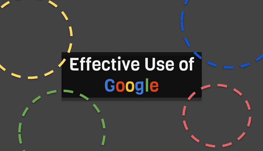 Effective Use of Google Course Thumbnail