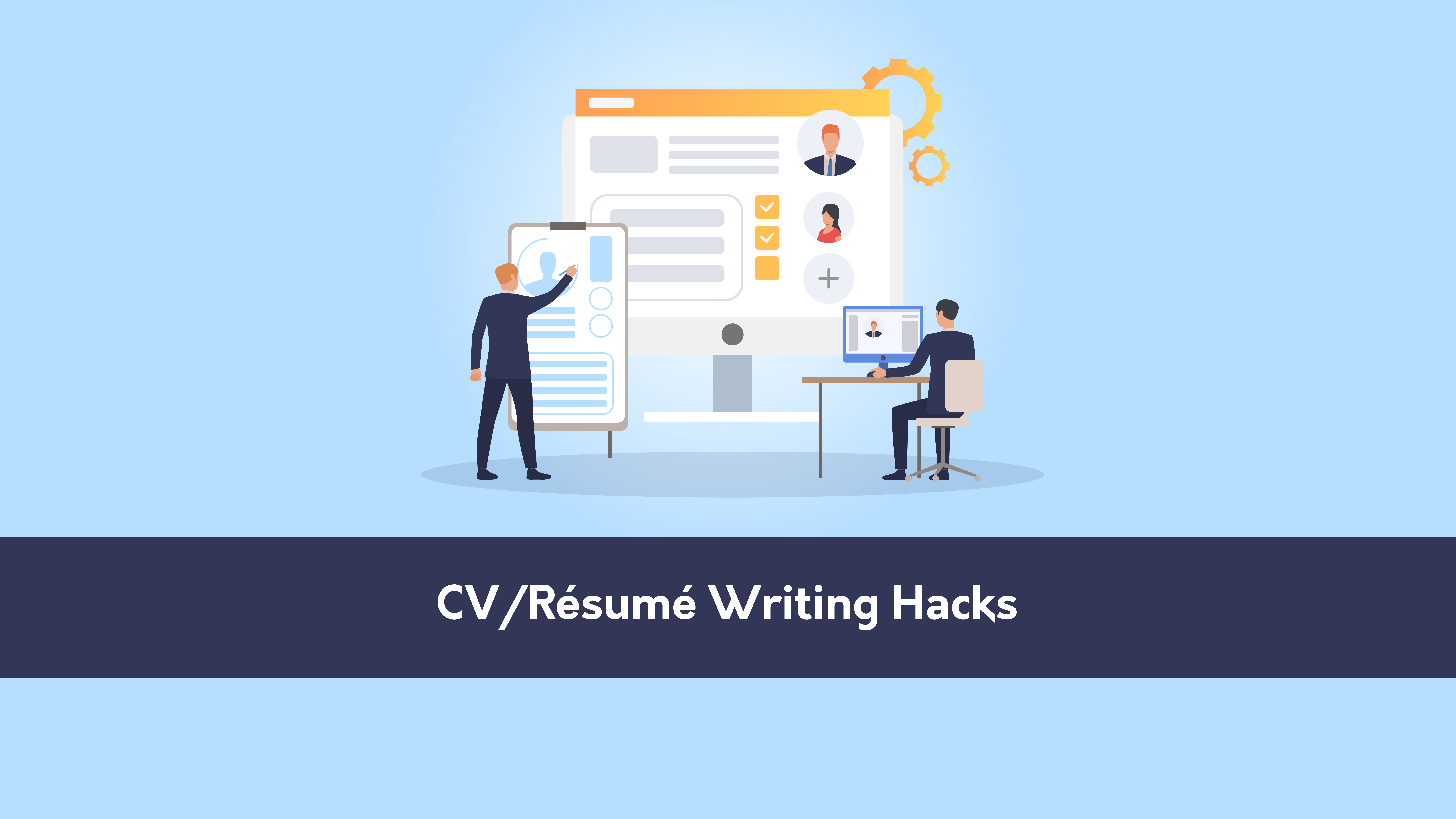 CV/Résumé Writing Hacks course image