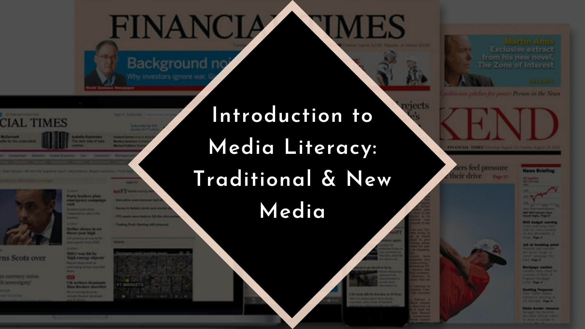 Introduction to Media Literacy Traditional & New Media course image