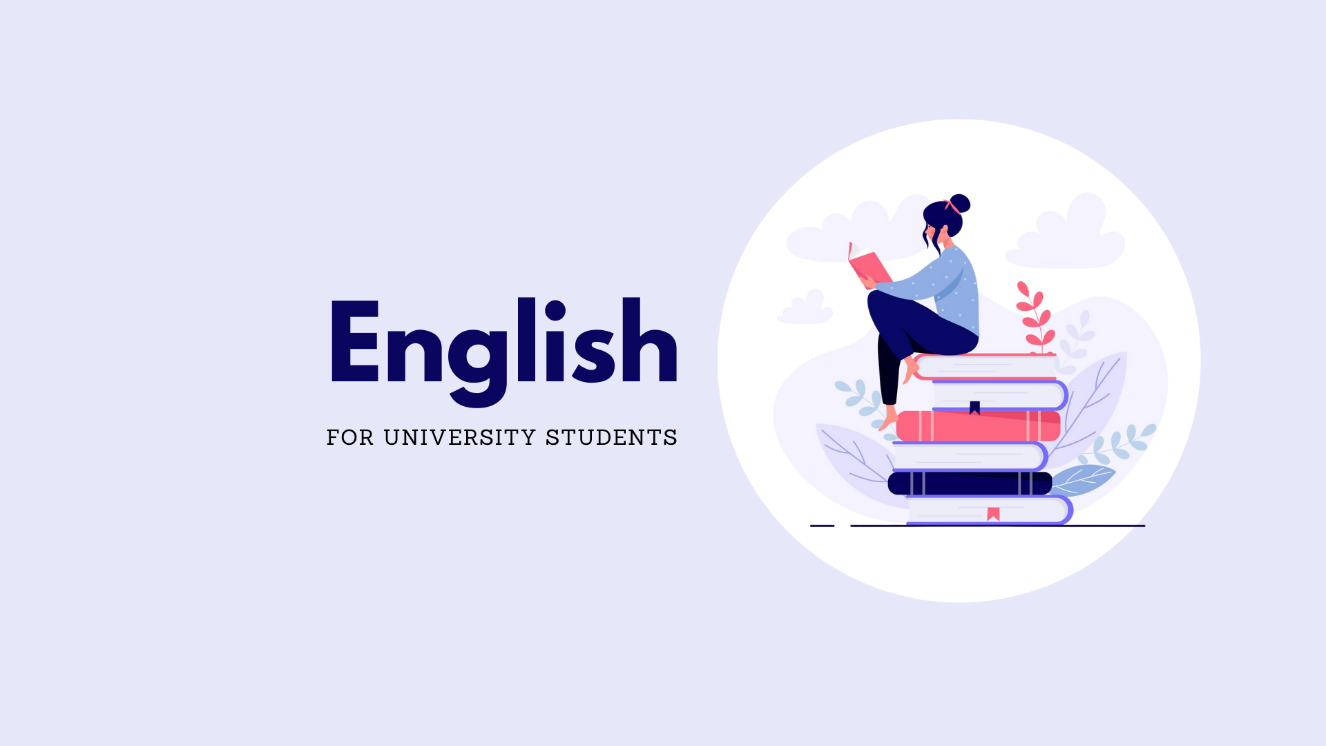English for university students course image