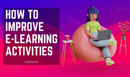 How to Improve E-learning Activities