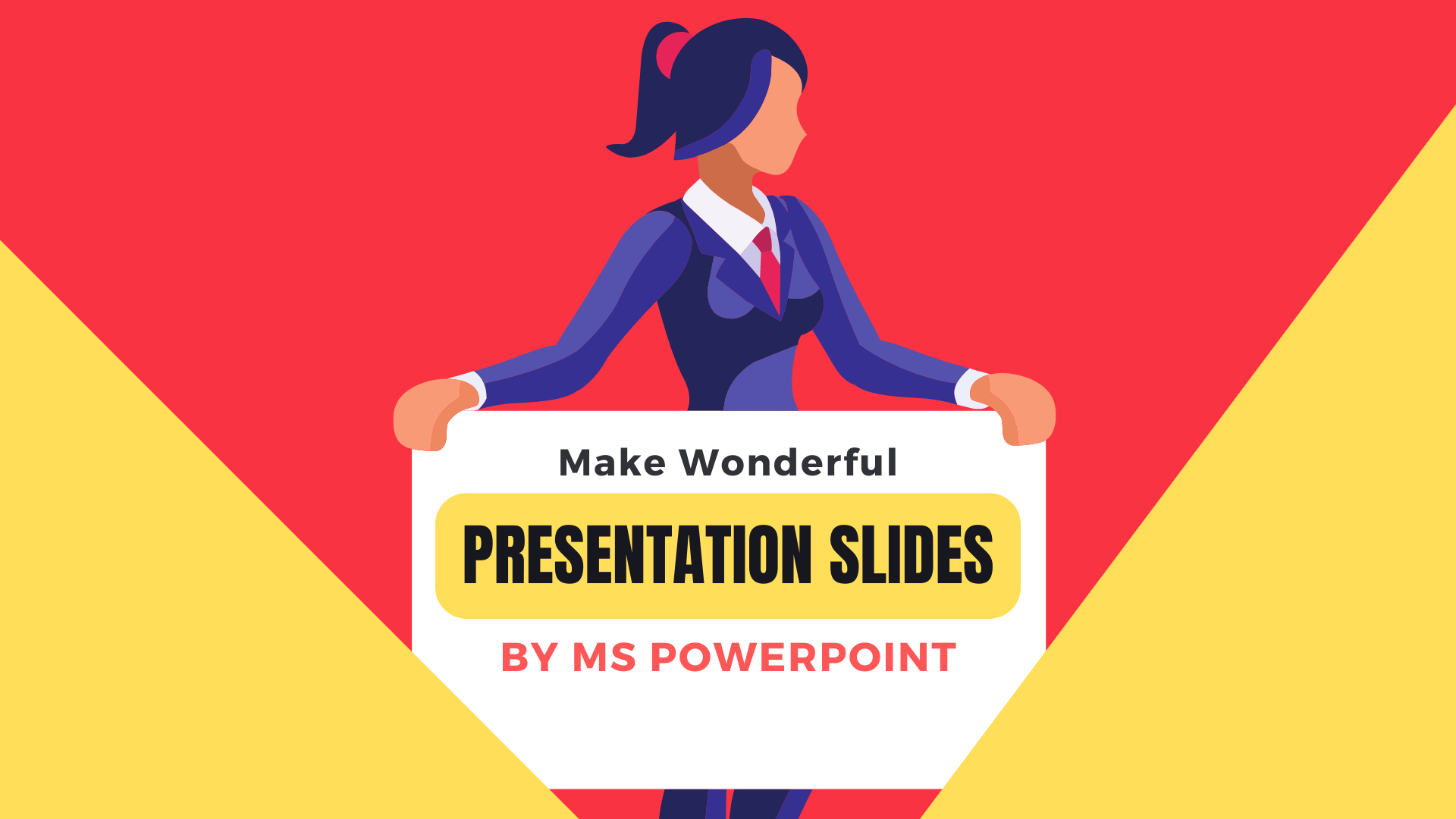 Make Wonderful Presentation Slides by MS PowerPoint Course Image