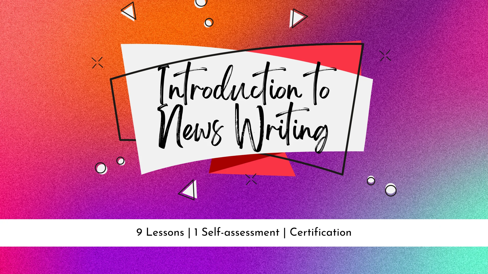 Introduction to News Writing Course Image