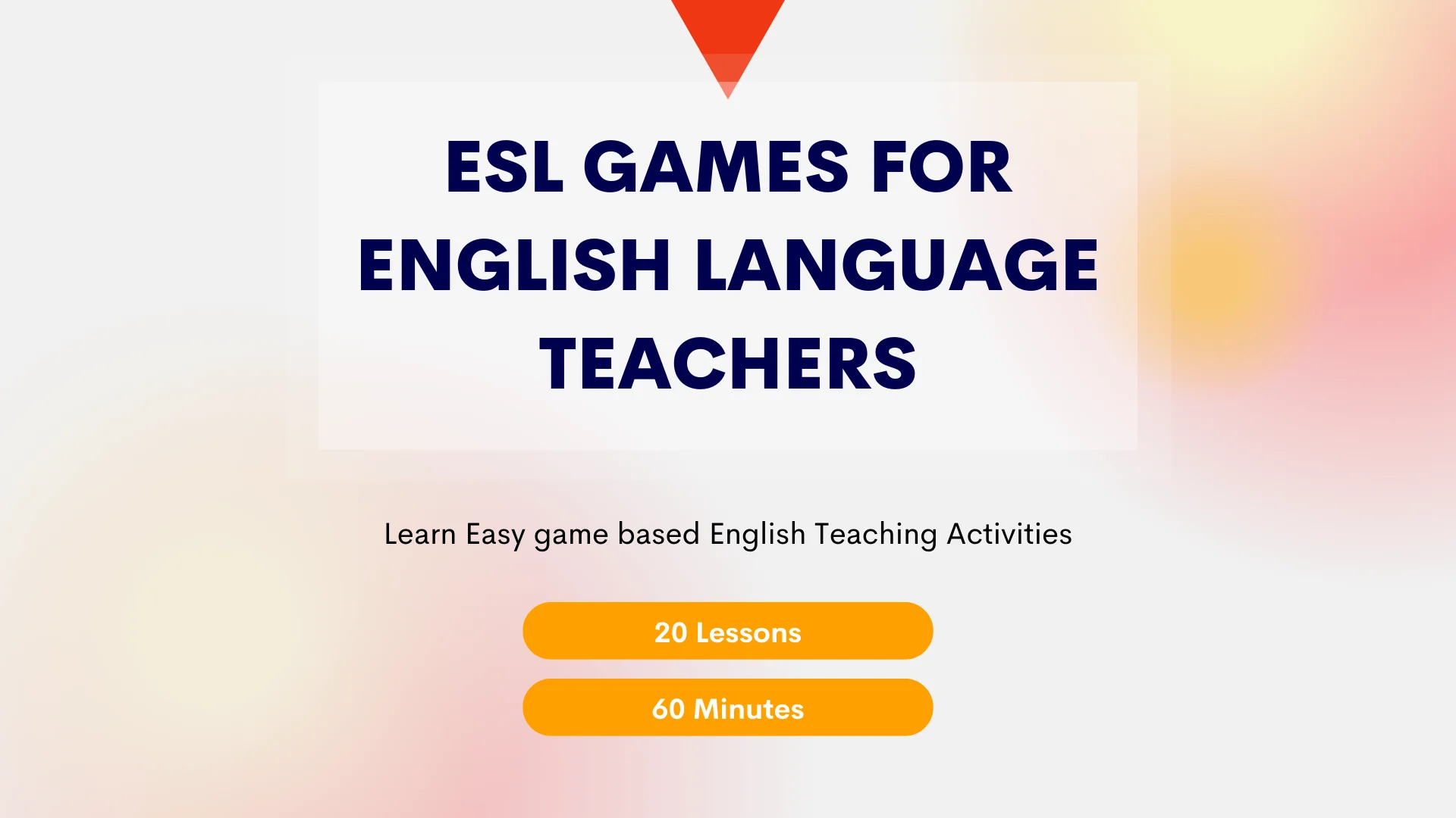 ESL Games for English Language Teachers Course Image