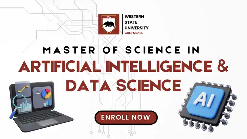 GoEdu Artificial Intelligence & Data Science Degree from America, Western State University - Enroll in our cutting-edge AI and Data Science program to advance your career with a degree from a prestigious American university. Join now and become a leader in technology and innovation.