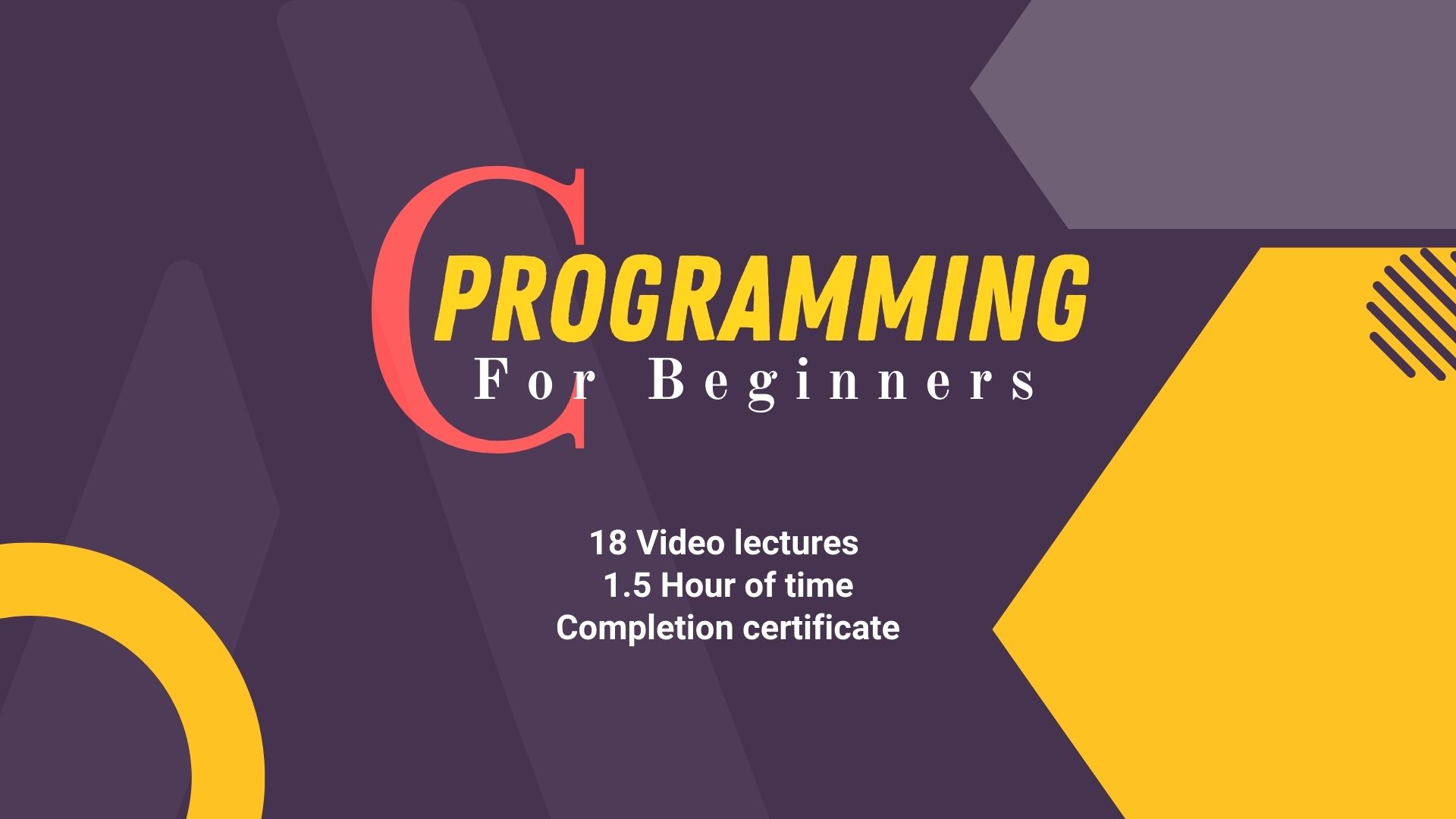 C Programming for Beginners